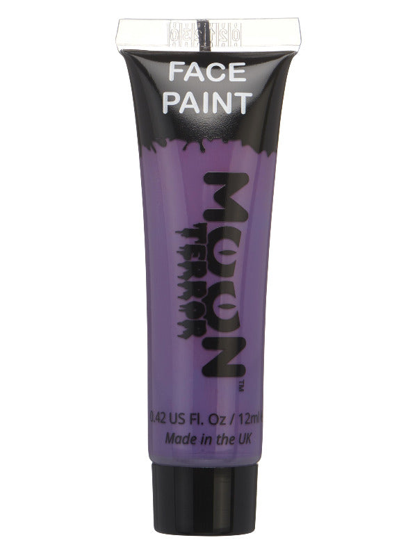 Moon Terror Halloween Face & Body Paint, Purple – Front