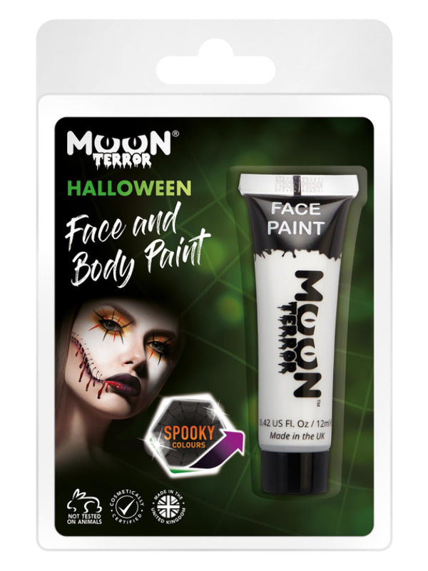 Moon Terror Halloween Face &amp; Body Paint, White