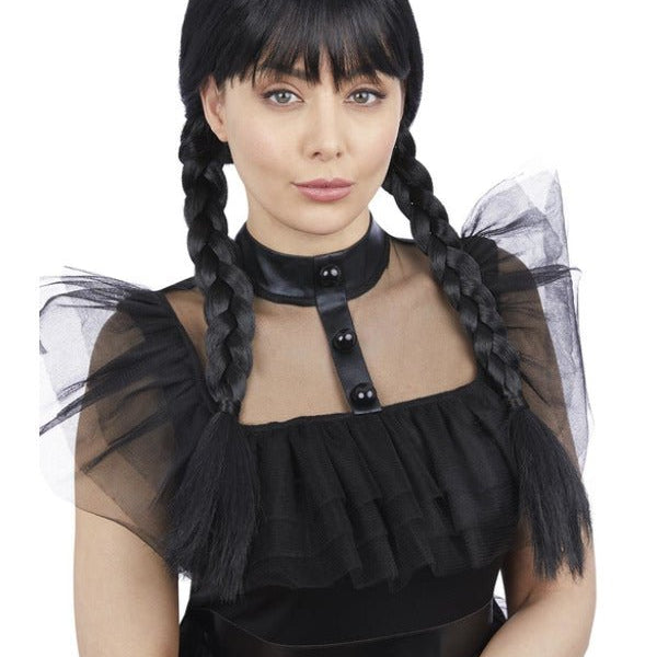 Adult Gothic School Girl Wig - Adult Weekender
