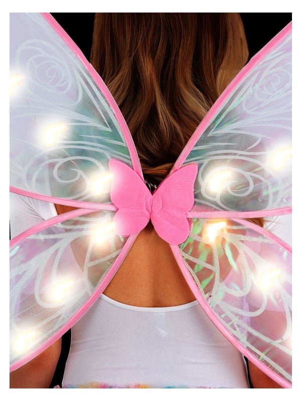 Adult LED Iridescent Light Up Fairy Wings - Adult Weekender