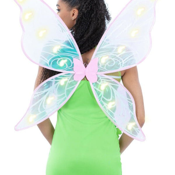 Adult LED Iridescent Light Up Fairy Wings - Adult Weekender