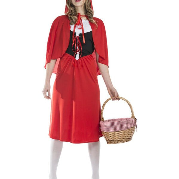 Adult Red Riding Hood, Long Length, Red - Adult Weekender