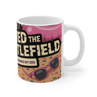 Adult Weekender Personalised I survived the Party Battlefield 11oz Ceramic Mug - Adult Weekender