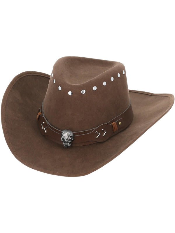 Adults Skeleton Outlaw Cowboy Hat - Adult Weekender
