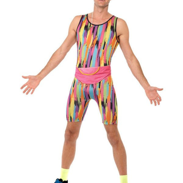 Aerobics Instructor Costume, Multi - Coloured - Adult Weekender