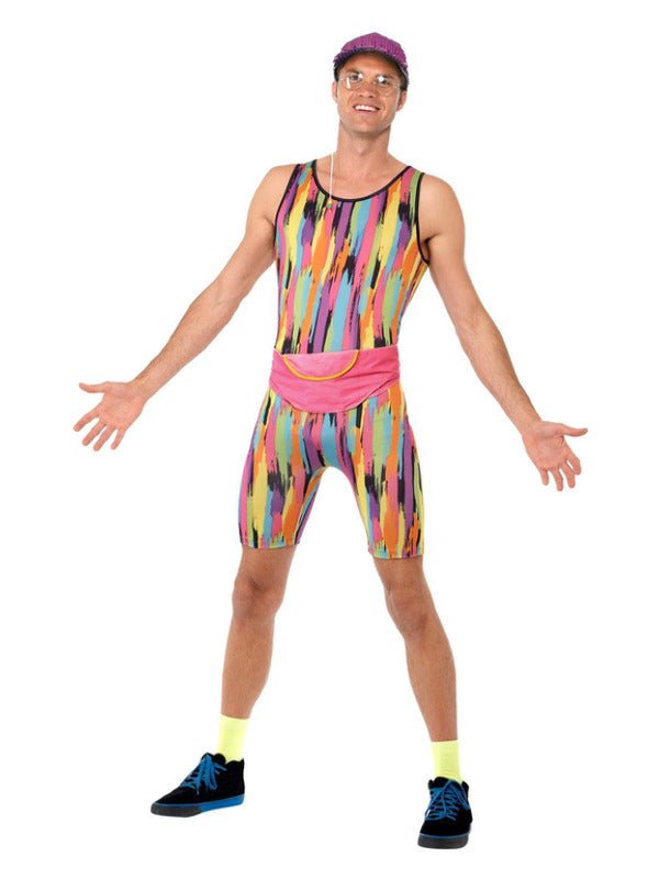Aerobics Instructor Costume, Multi - Coloured - Adult Weekender