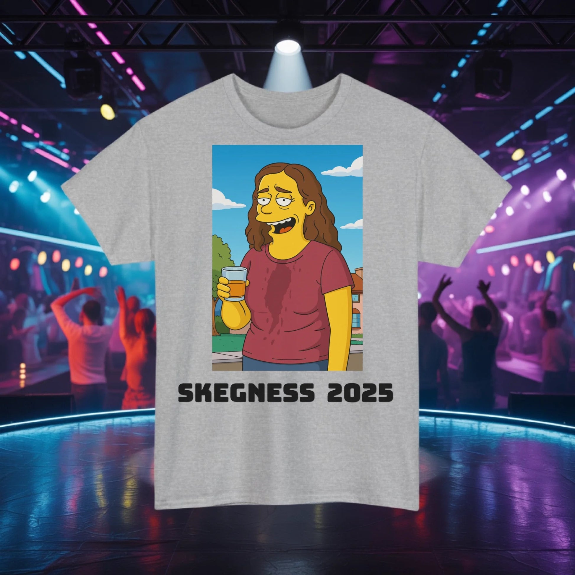 AI Photo Simpsons Filter - Adult Weekender Front and Back Personalised Unisex Heavy T-Shirt - Adult Weekender