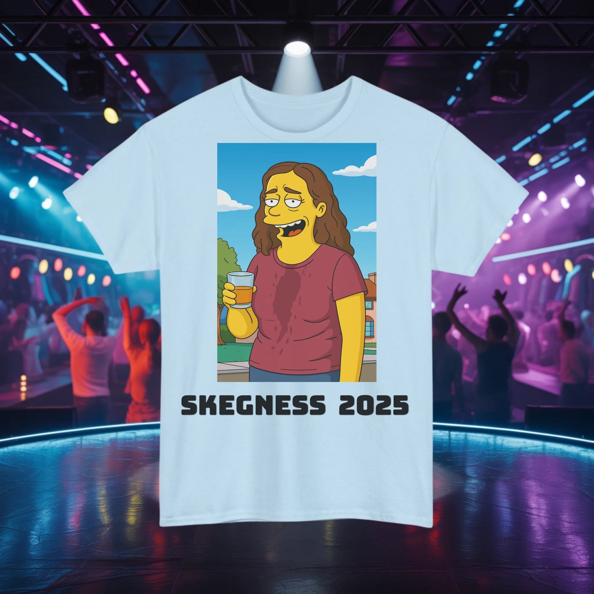 AI Photo Simpsons Filter - Adult Weekender Front and Back Personalised Unisex Heavy T-Shirt - Adult Weekender
