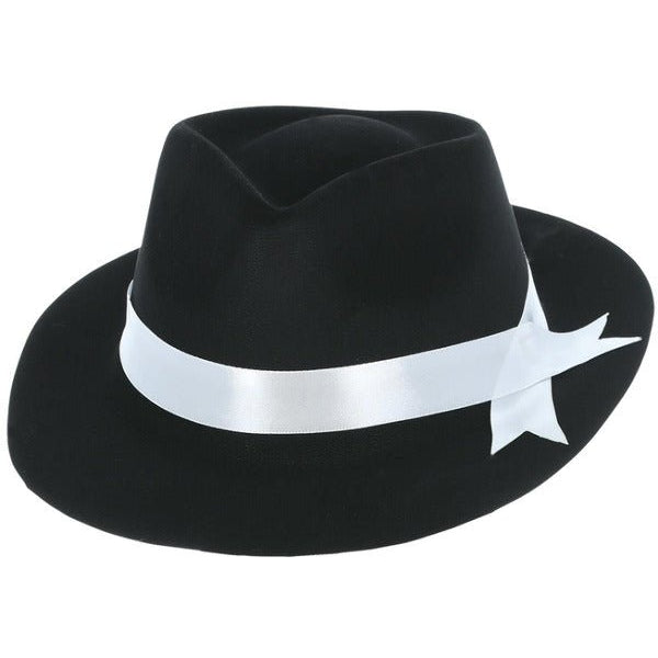 Al Capone Hat, Black - Adult Weekender