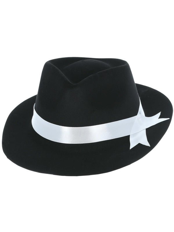 Al Capone Hat, Black - Adult Weekender