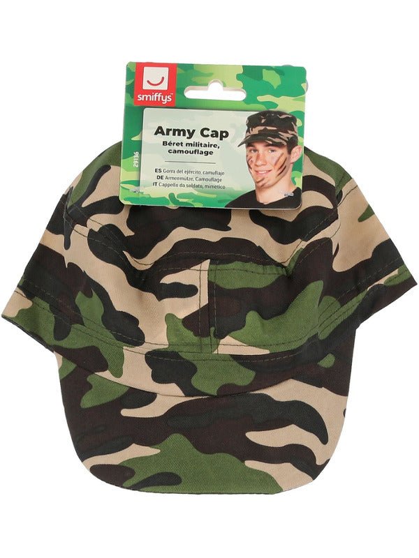 Army Cap, Camouflage - Adult Weekender