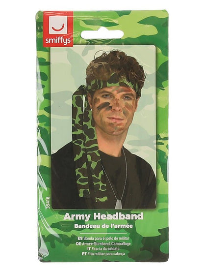 Army Headband, Camouflage - Adult Weekender