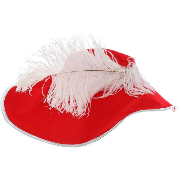 Authentic Pirate Hat, Red - Adult Weekender