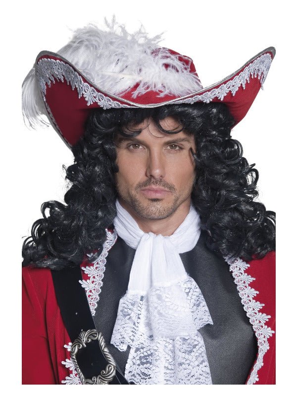 Authentic Pirate Hat, Red - Adult Weekender