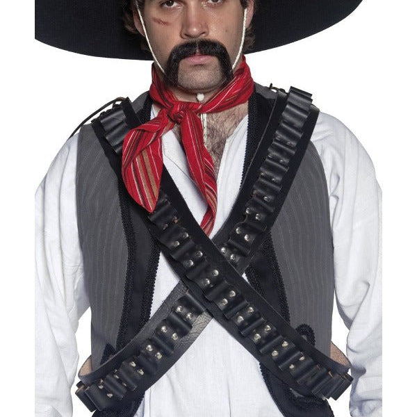 Authentic Western Leather Bandolier Bullet Belts - Adult Weekender