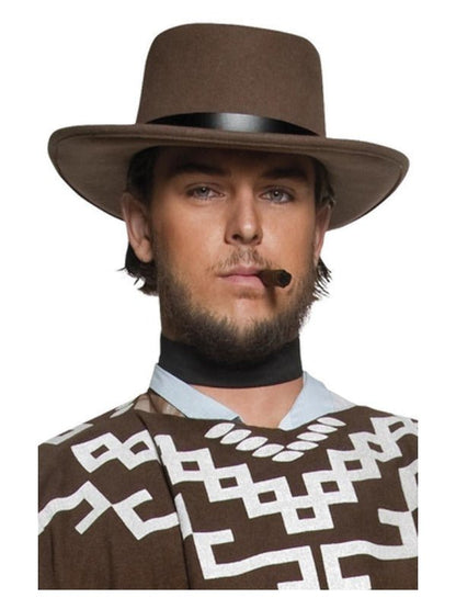 Authentic Western Wandering Gunman Hat, Brown - Adult Weekender