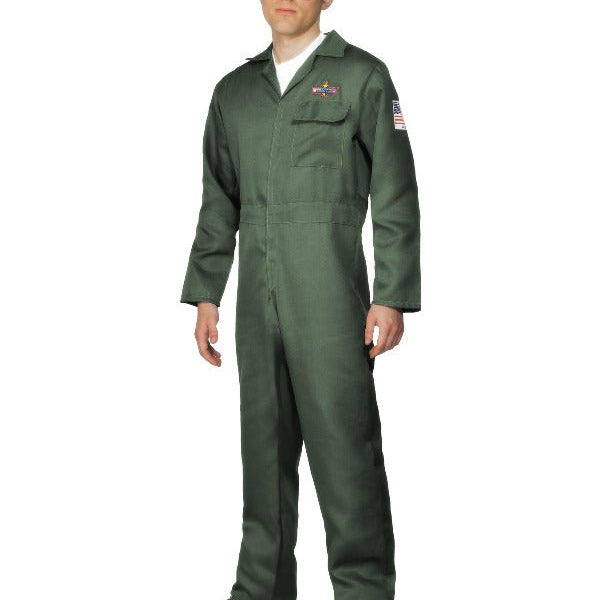 Aviator Costume, Green - Adult Weekender