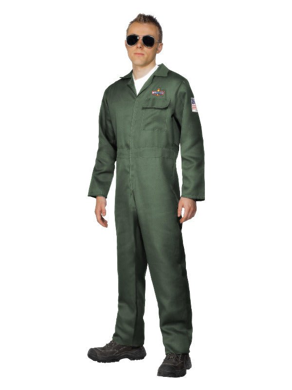 Aviator Costume, Green - Adult Weekender
