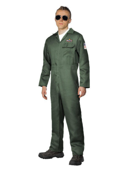 Aviator Costume, Green - Adult Weekender