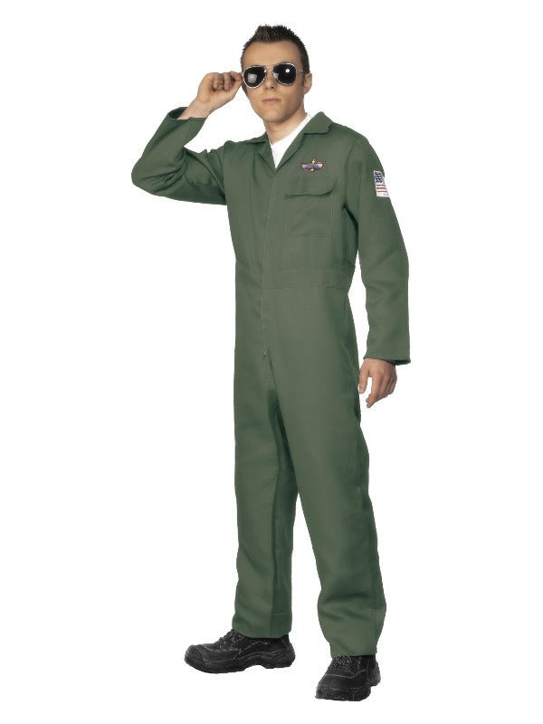 Aviator Costume, Green - Adult Weekender