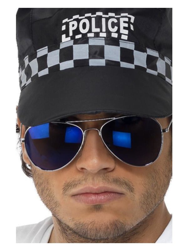 Aviator Specs, Blue Mirror, Silver - Adult Weekender