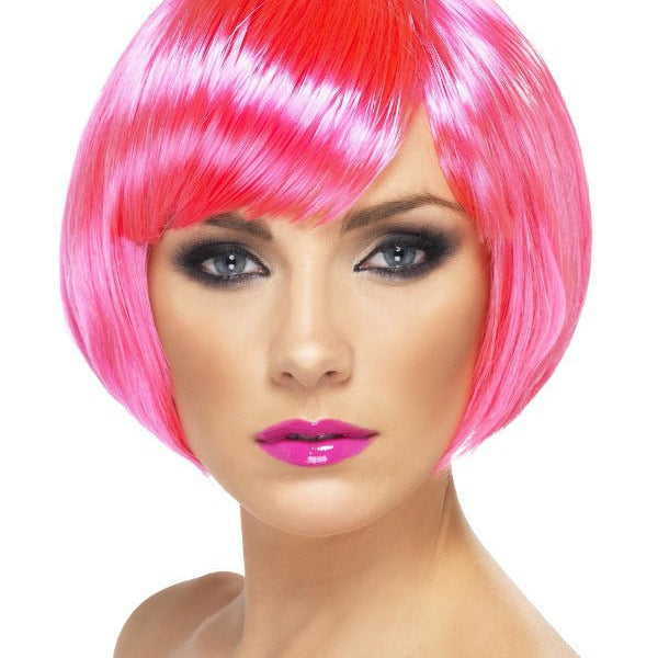 Babe Wig, Neon Pink - Adult Weekender