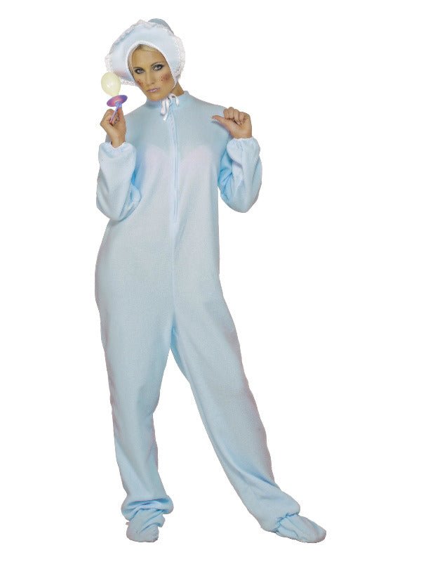 Baby Boy Romper Costume, Blue - Adult Weekender