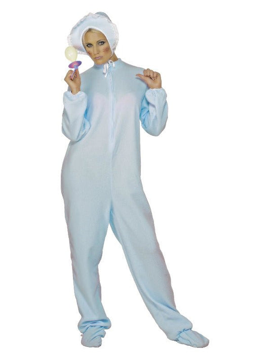 Baby Boy Romper Costume, Blue - Adult Weekender