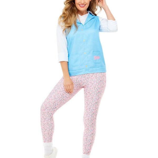 Back to the Future Jennifer Parker Costume,Blue - Adult Weekender