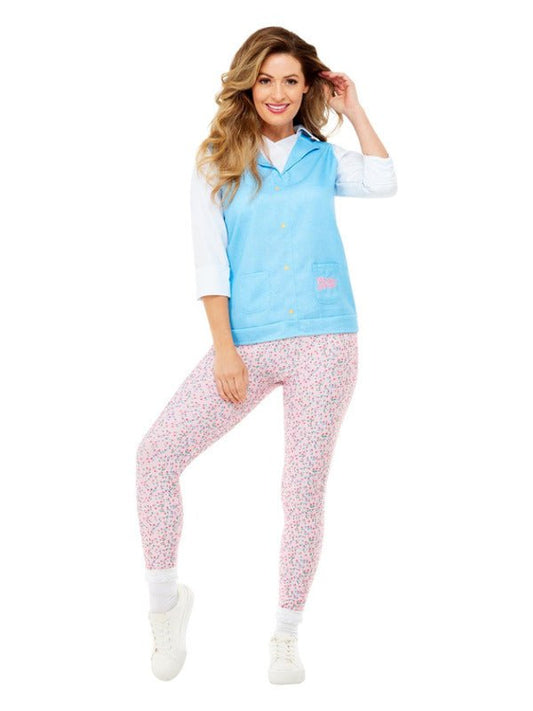 Back to the Future Jennifer Parker Costume,Blue - Adult Weekender