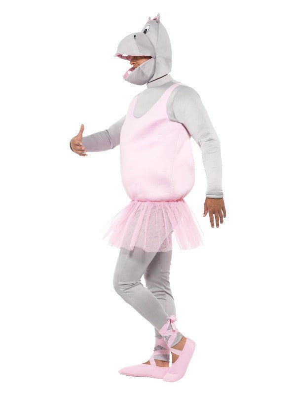 Ballerina Hippo Costume, Pink - Adult Weekender