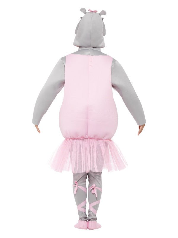 Ballerina Hippo Costume, Pink - Adult Weekender