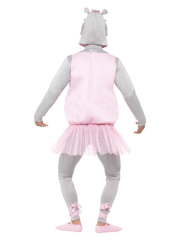 Ballerina Hippo Costume, Pink - Adult Weekender