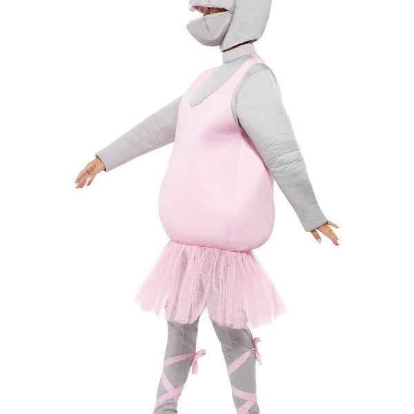 Ballerina Hippo Costume, Pink - Adult Weekender