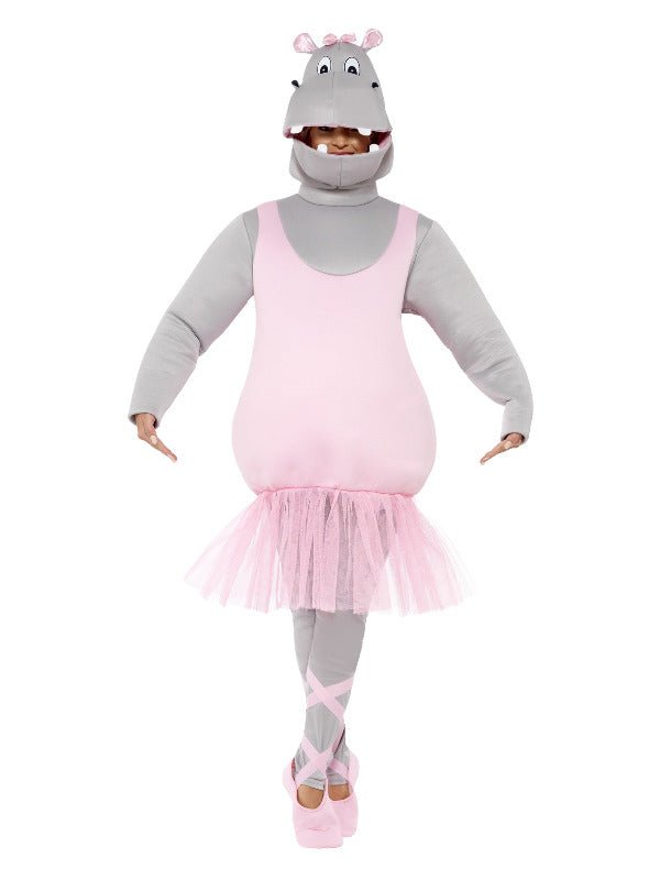 Ballerina Hippo Costume, Pink - Adult Weekender