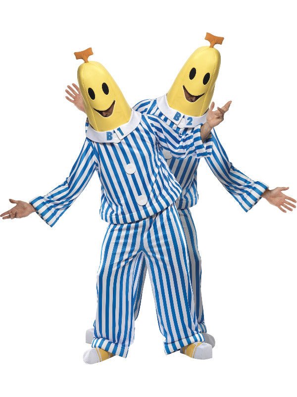 Bananas in Pyjamas Costume, Blue - Adult Weekender