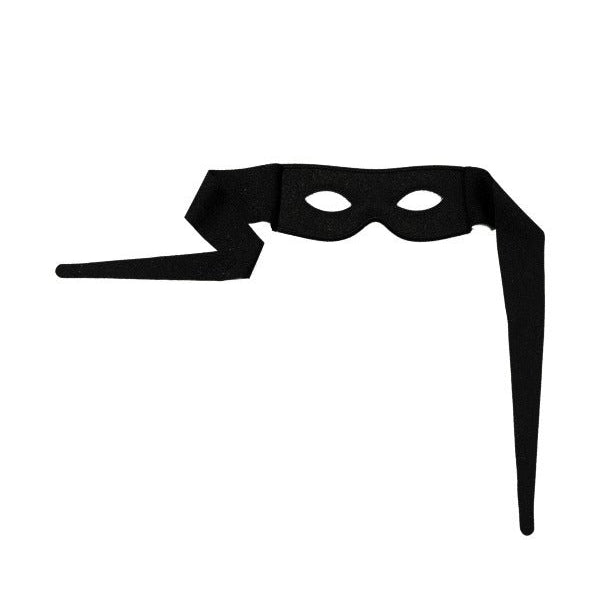 Bandit Eyemask and Tie Scarf, Black - Adult Weekender