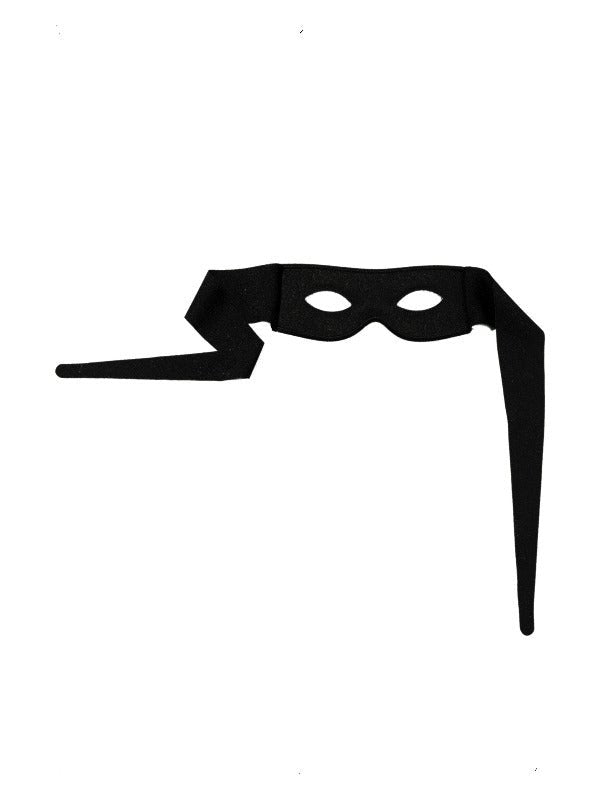 Bandit Eyemask and Tie Scarf, Black - Adult Weekender