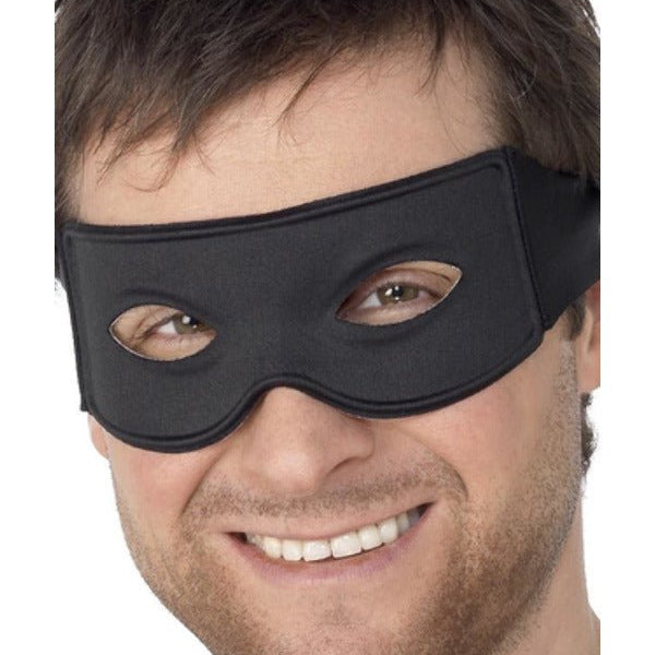 Bandit Eyemask and Tie Scarf, Black - Adult Weekender