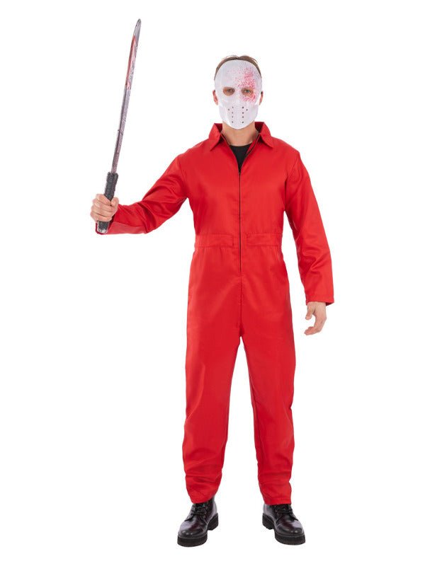 Bank Robber Boiler Suit, Red - Adult Weekender