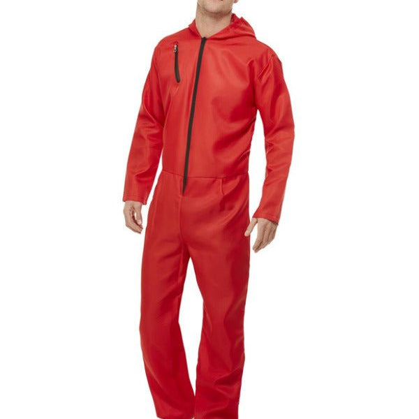 Bank Robber Boiler Suit, Red - Adult Weekender