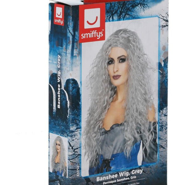 Banshee Wig, Grey - Adult Weekender
