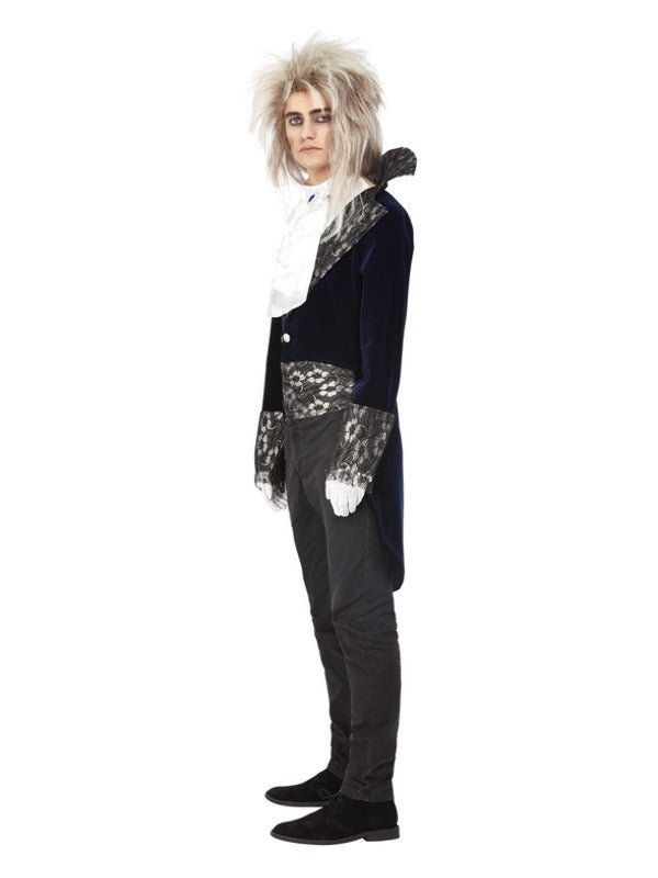 Baroque Goblin King Costume, Blue - Adult Weekender