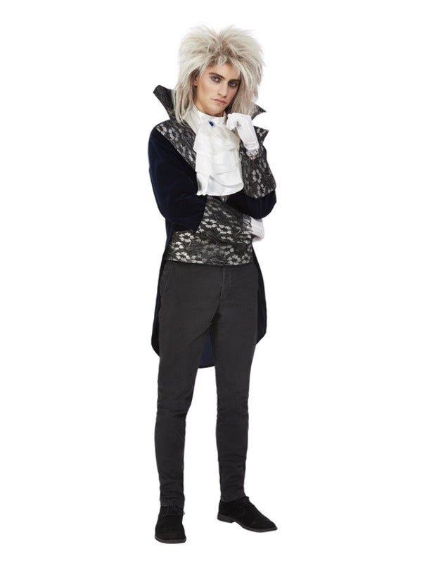 Baroque Goblin King Costume, Blue - Adult Weekender