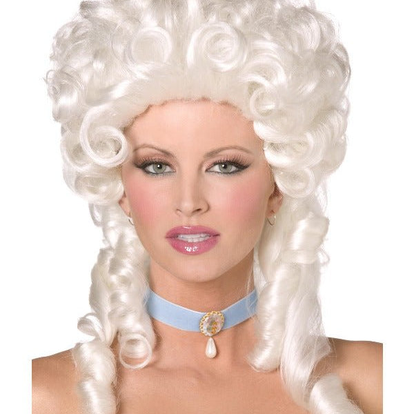 Baroque Wig, White - Adult Weekender