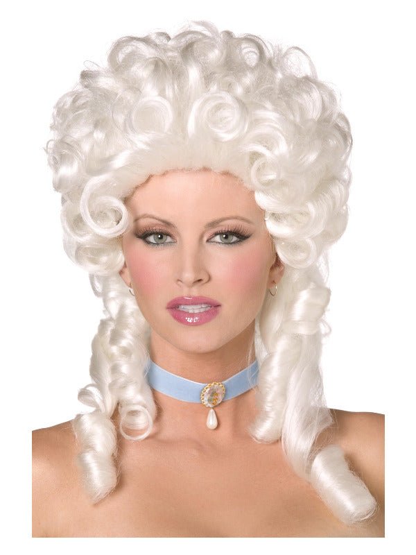 Baroque Wig, White - Adult Weekender