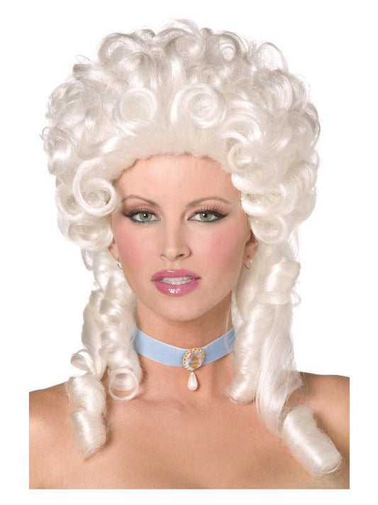 Baroque Wig, White - Adult Weekender