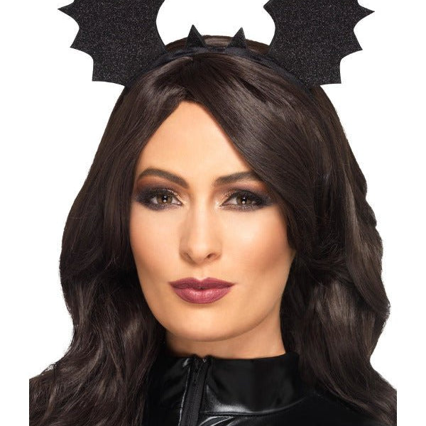 Bat Wings Headband, Black - Adult Weekender