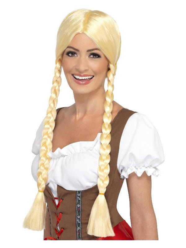Bavarian Beauty Wig, Blonde - Adult Weekender