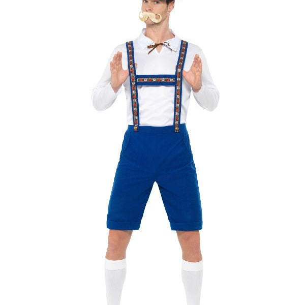 Bavarian Costume, Blue - Adult Weekender